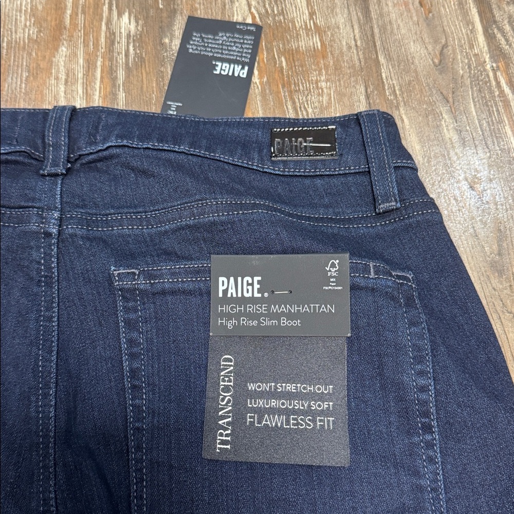 PAIGE Midnight Flare Jeans - Picture 7 of 8